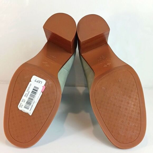 Antonio Melani woman's cammden nubuck leather block heel booties size 9.5 - Picture 7 of 9